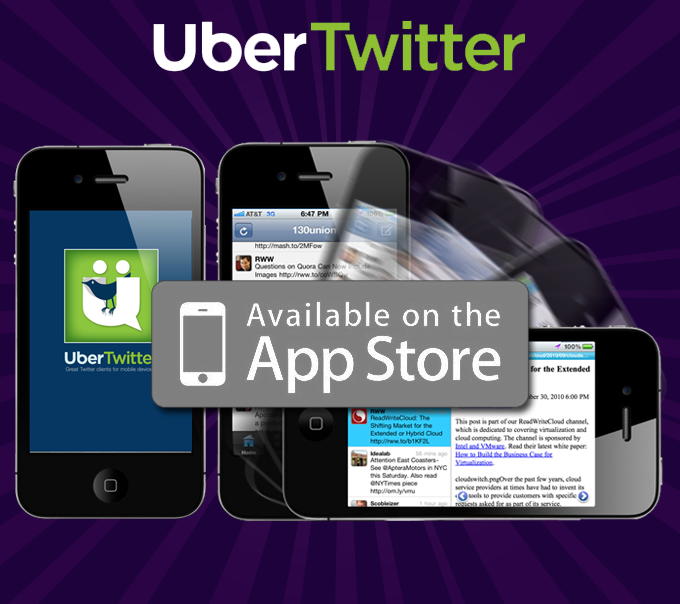 UberTwitter Sekarang Tersedia Untuk si iPhone
