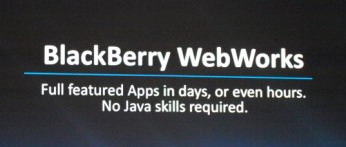 Sekilas Info: BlackBerry WebWorks untuk Pengembang Web