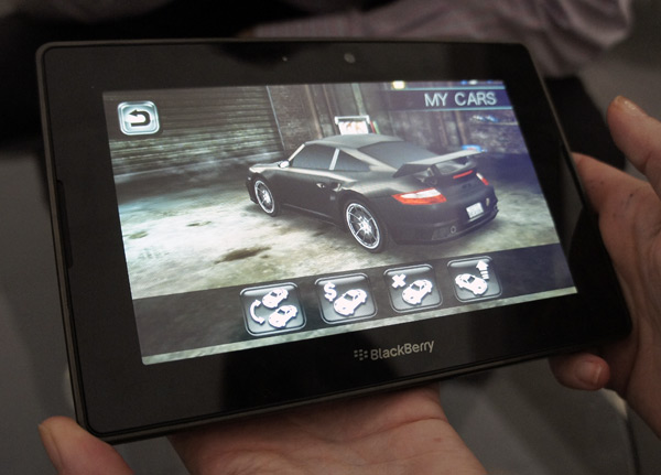 Demo Game BlackBerry PlayBook (+ Video)