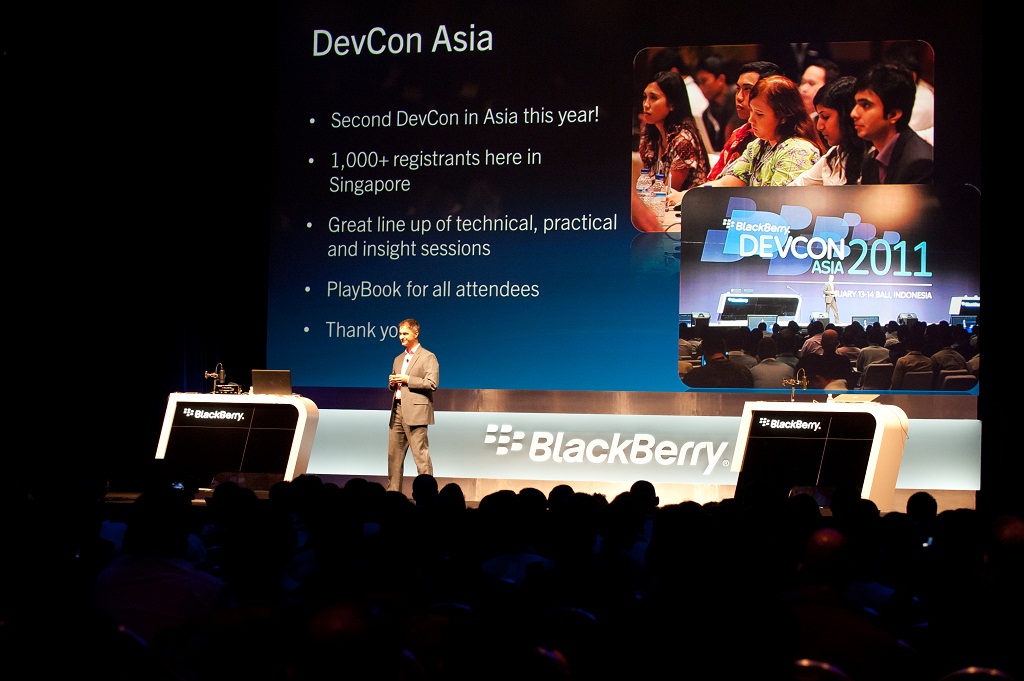 Gregory Wade - BlackBerry DevCon Asia 2011 Singapore