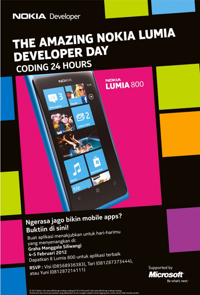 Poster Nokia Lumia Developer Day
