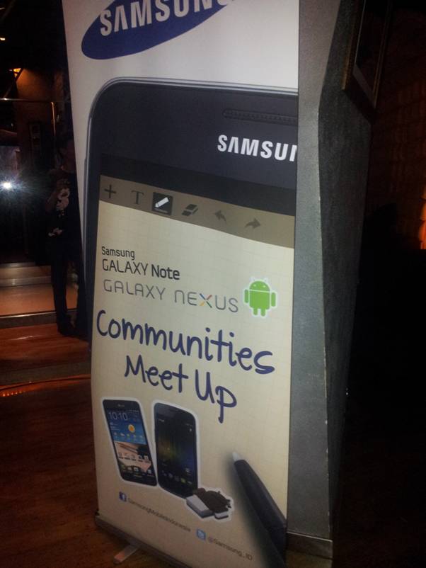 Rekap Samsung Galaxy Note dan Galaxy Nexus Communities Meet Up