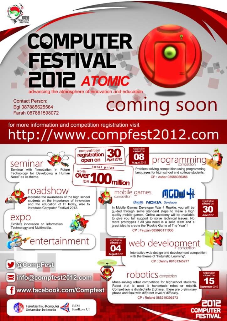 Poster Kompetisi COMPFEST 2012