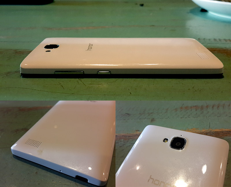 back side and right side huawei honor 3c