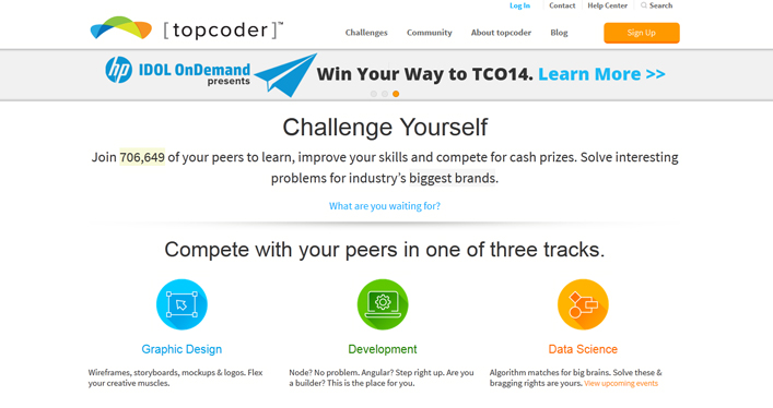 topcoder website