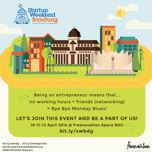 Buat Startup Dalam Waktu 54 Jam di Startup Weekend Bandung