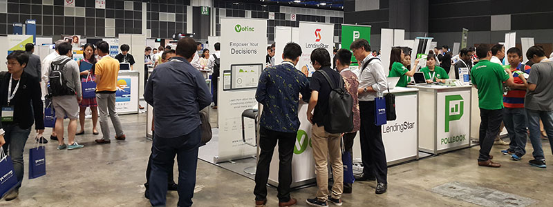 Tech in Asia Singapore 2015 Booth