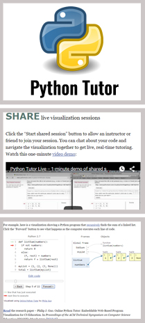 Python Tutor All