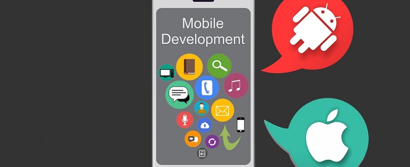 Mobile app development banner