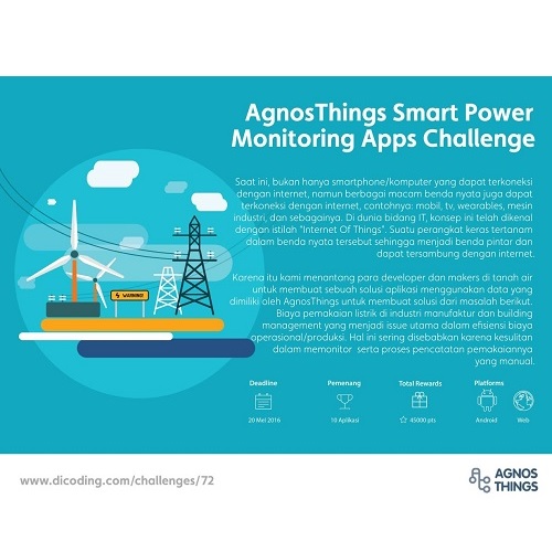 Dicoding dan XL Axiata Selenggarakan AgnosThings Smart Power Monitoring Apps Challenges