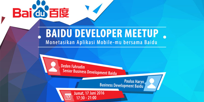 Baidu Developer Meetup - headline
