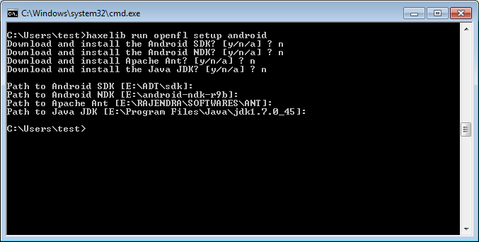 Menggunakan Haxe Toolkit Untuk Kompilasi Untuk Intel x86 di Platform Android
