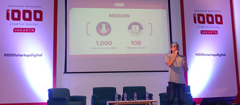Yohan Totting di 1000 Startup Ignition Jakarta
