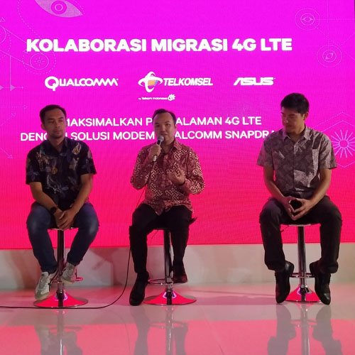 Qualcomm, Telkomsel, dan ASUS Berkolaborasi Ajak Masyarakat Indonesia Migrasi 4G-LTE